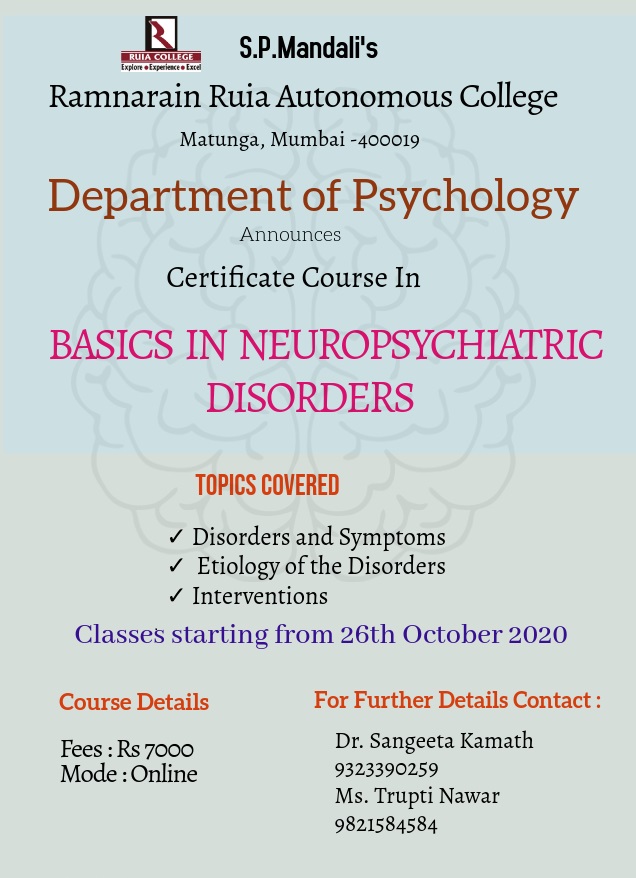 Basics in Neuropsychiatric Disorders